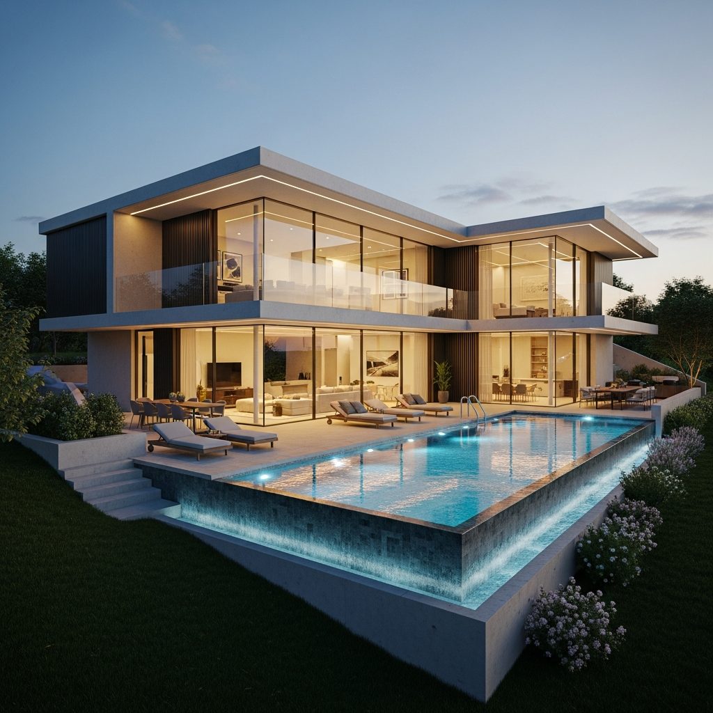 Render Fachada Triangular